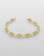 Pulsera Aurora Amarilla | Brazalete de Piedras Amarillas
