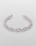 Pulsera Aurora Rosa | Brazalete de Gotas Rosas