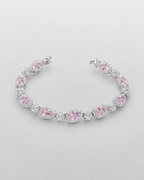 Pulsera Aurora Rosa | Brazalete de Gotas Rosas