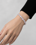 Pulsera Aurora Rosa | Brazalete de Gotas Rosas