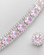 Set Gala | Gargantilla y Aretes de Cristal