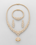 Set Eterna Novia | Collar, Pulsera, Aretes y Anillo