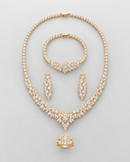Set Eterna Novia | Collar, Pulsera, Aretes y Anillo