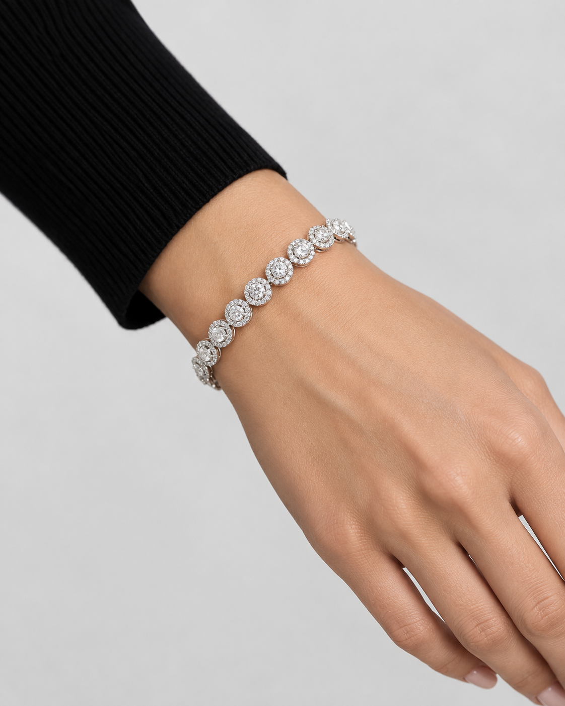 Pulsera Halo Unisex | Brazalete de Circonia | arhoi