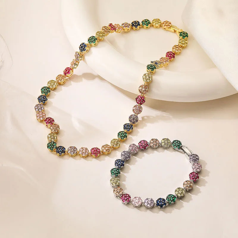 Pulsera Flora Multicolor y Pulsera Flora Fucsia | arhoi