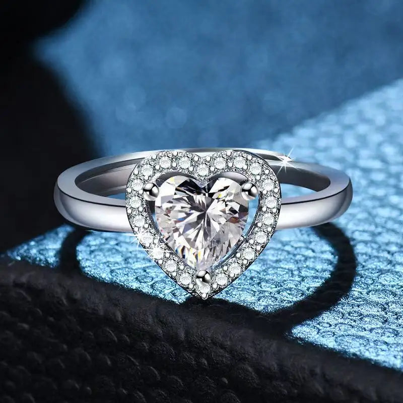 Wedding Aesthetic Jewelry Shiny Zircon Stars Men's And Women's Rings Alloy Dutan Gold Classic Ring Suitable For Men's And Women'